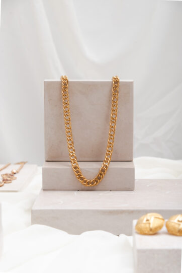 Vintage NAPIER Large Bold Gold Tone Chain