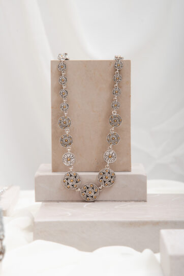 Napier Silver & Gold Artistic Necklace