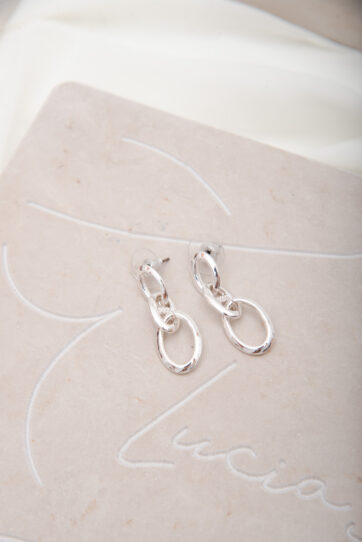 NAPIER Silver Tone Dangling Earrings