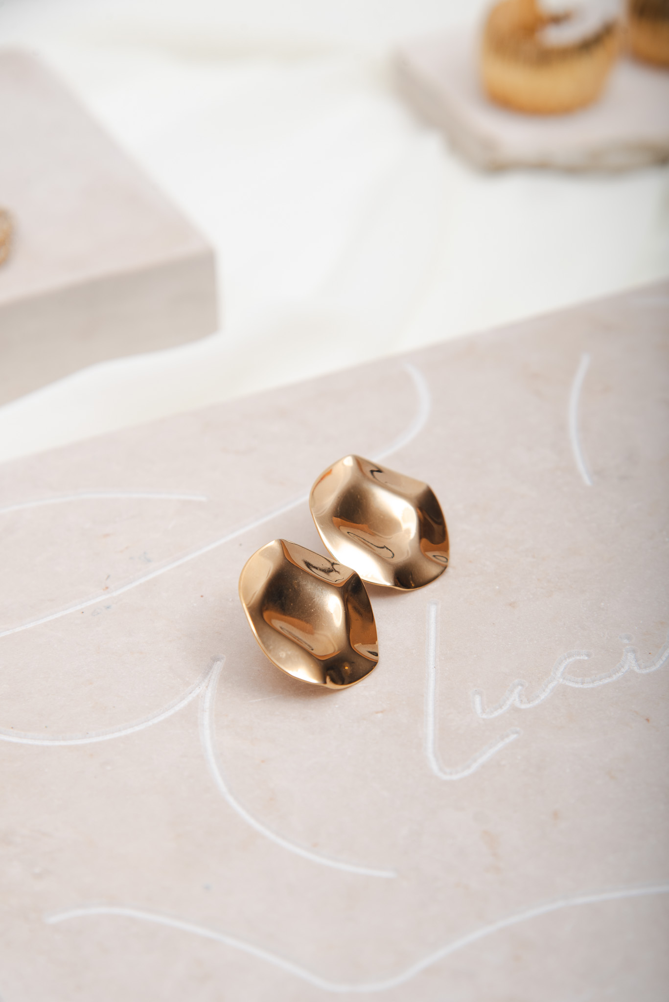 Vintage CORO 14K Filled Gold Earrings - Image 2